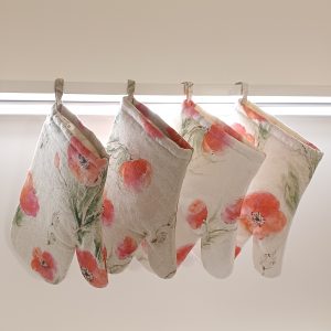 Gant de cuisine en lin – Aquarelle