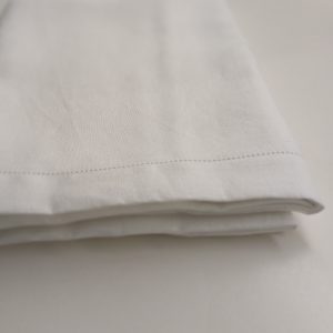 Nappe 100% lin, finition jour échelle, 140x220cm