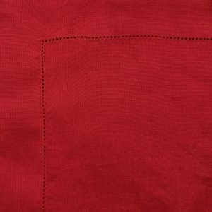 Nappe 100% lin, finition jour échelle, 140x220cm