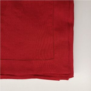 Nappe 100% lin, finition jour échelle, 140x220cm
